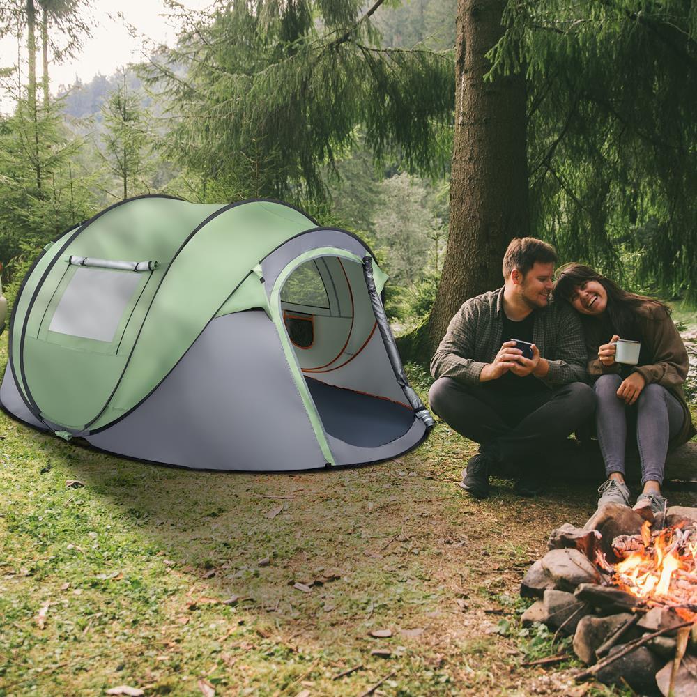 Waterproof Pop-Up Tent for 4 People - Automatic Assembly