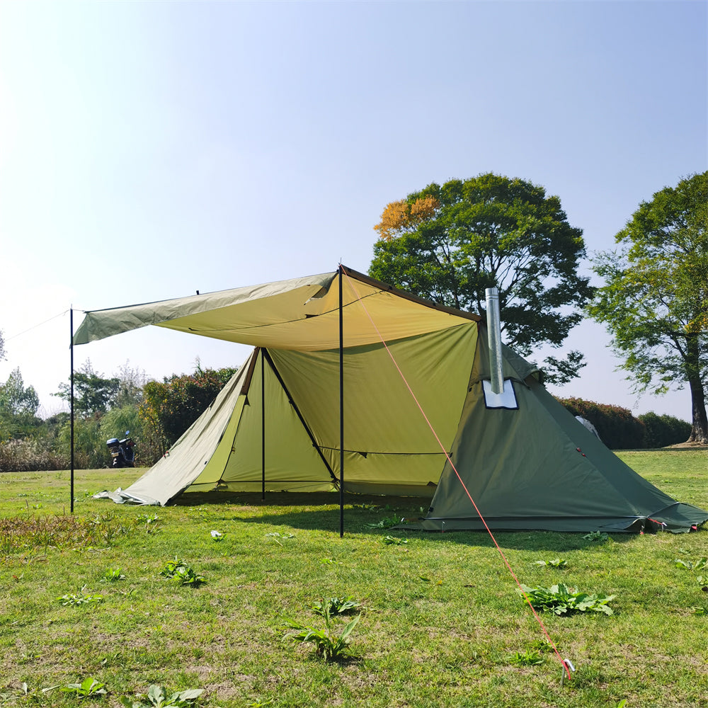 Windproof Tent for Camping and Outdoor Use with Stove Jack – 4 Seasons