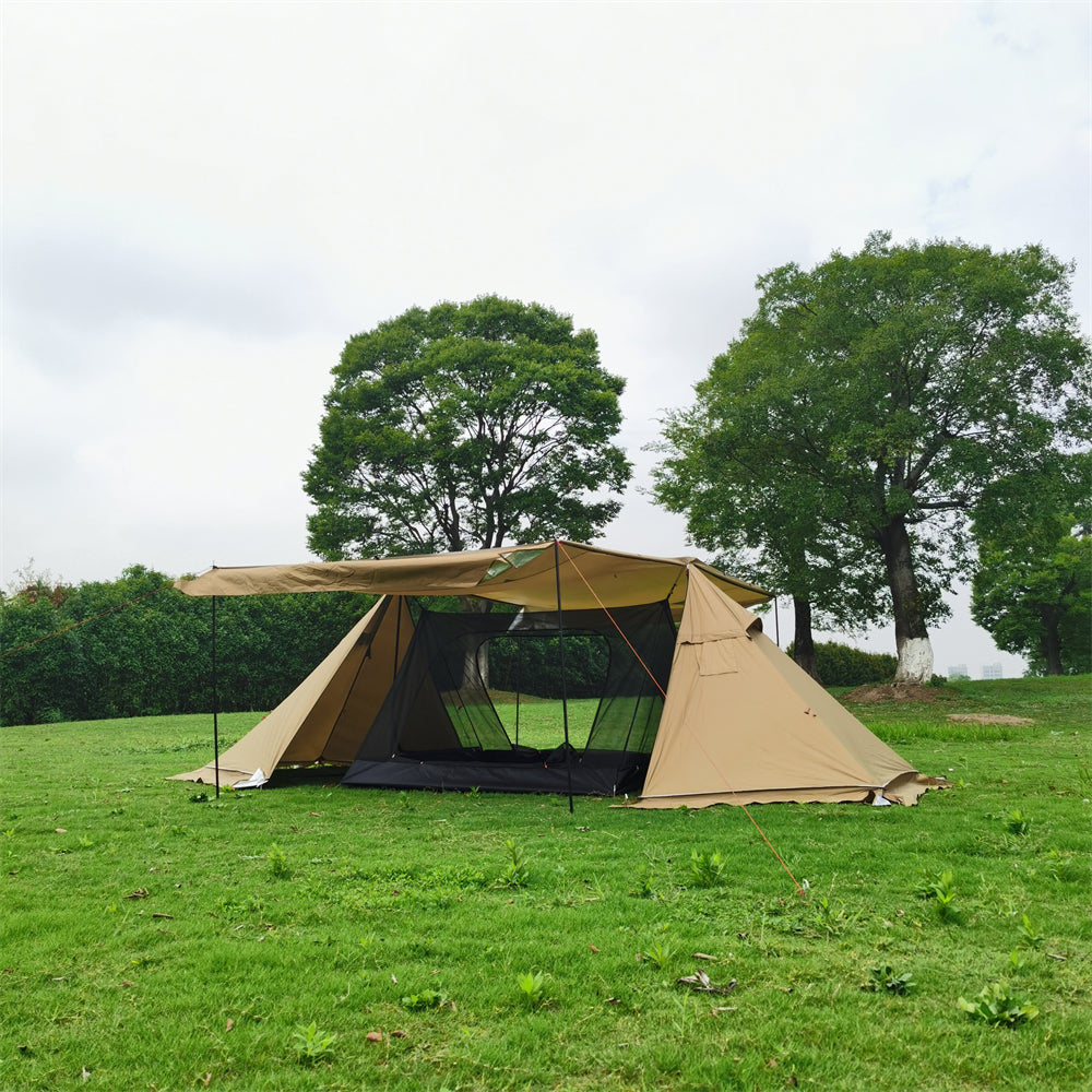 Windproof Tent for Camping and Outdoor Use with Stove Jack – 4 Seasons