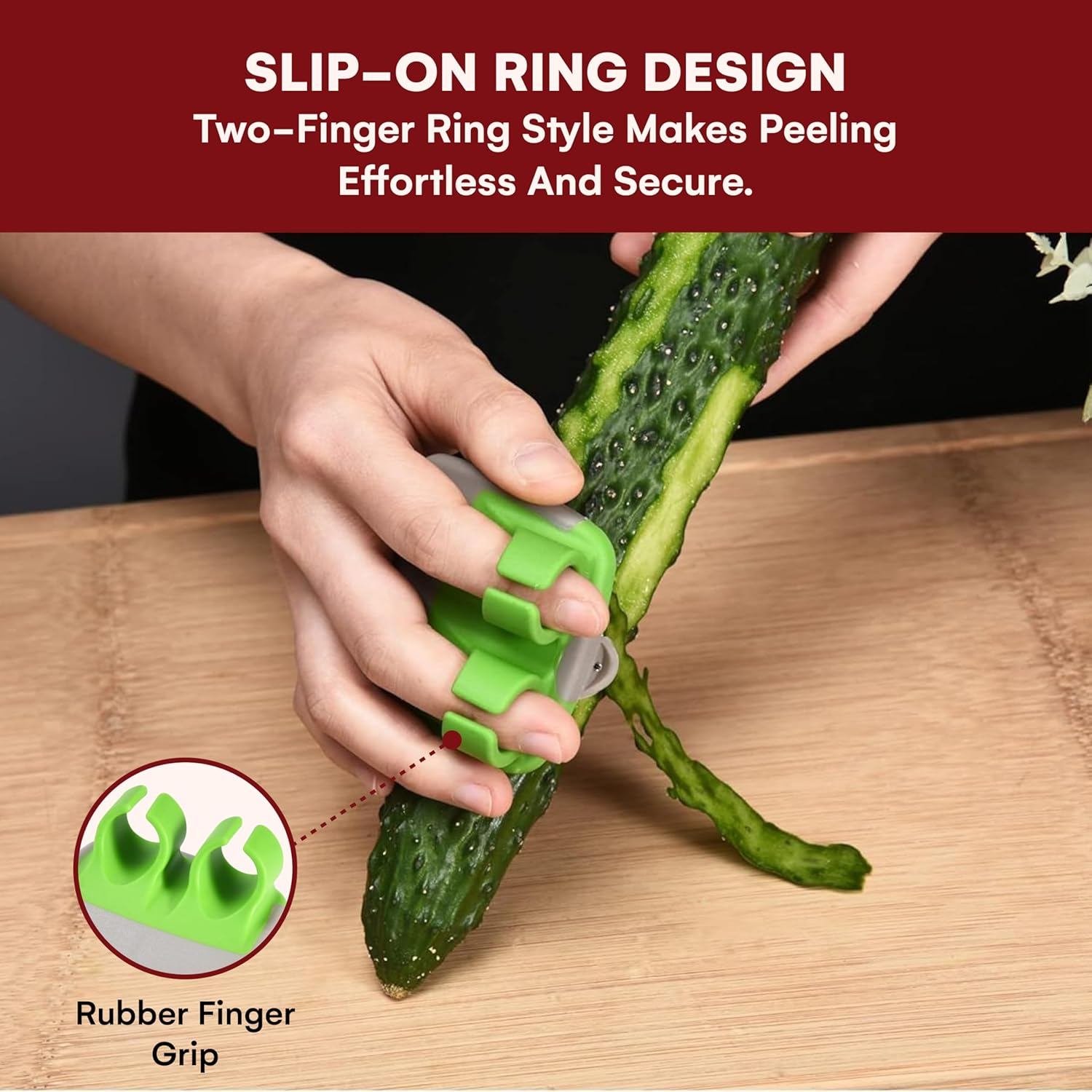 Safe Grip Peeler for Worry-Free Kitchen Moments