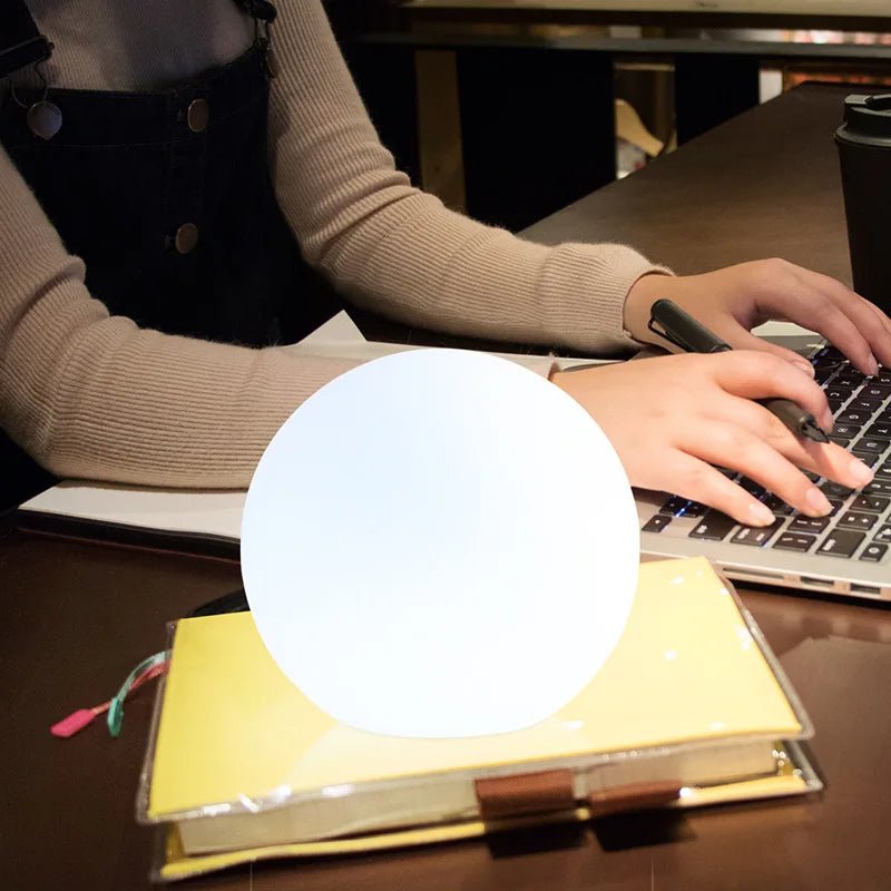 LED Sphere Lamp with 16 Color Options and Remote Control