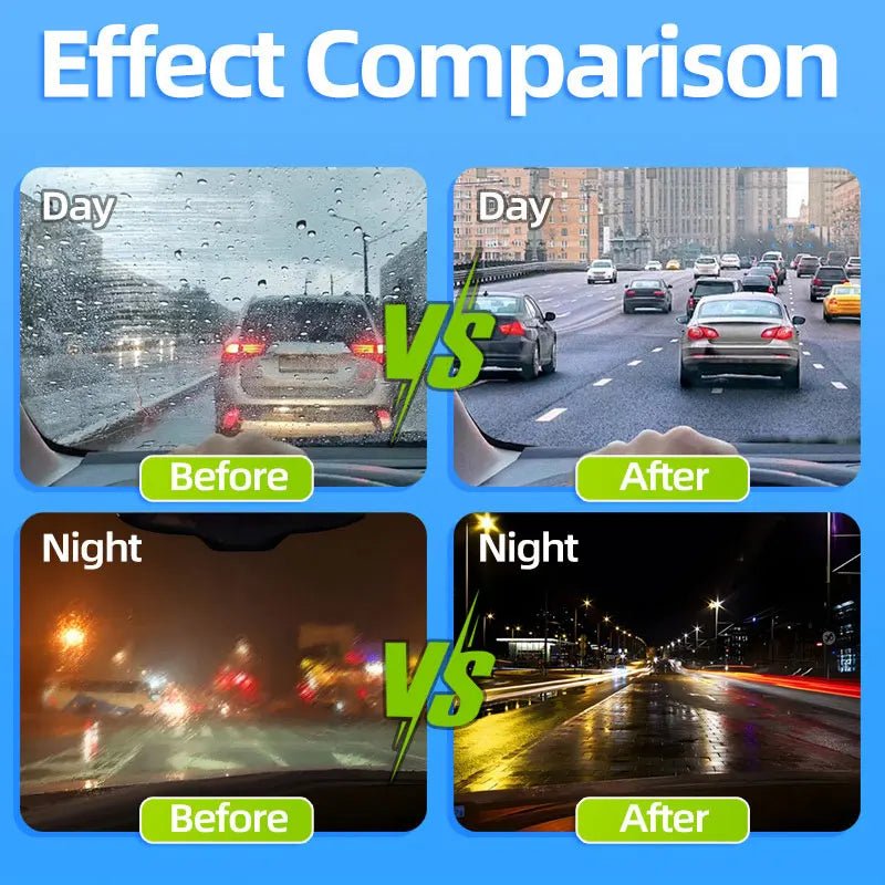 GlareGuard™ — Drive Confidently with Crystal Clear, Fog-Free Windows Every Time