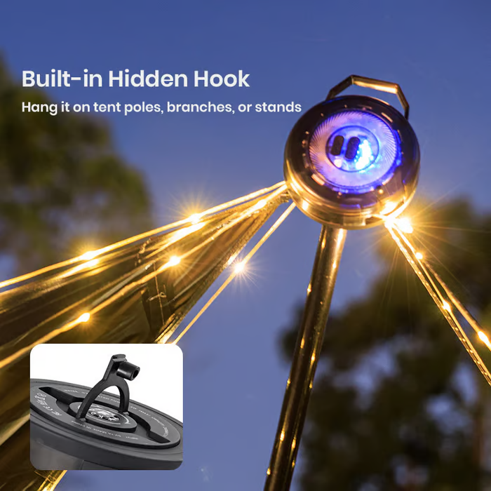 LumoTrail Lantern - Illuminate Any Adventure with Tangle-Free Brightness
