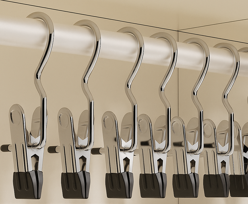 Stainless Steel Clip for Gentle Hold on Perfect Laundry Anytime