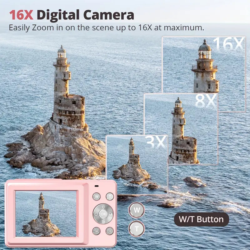 1080p HD Video Recording Compact Digital Camera