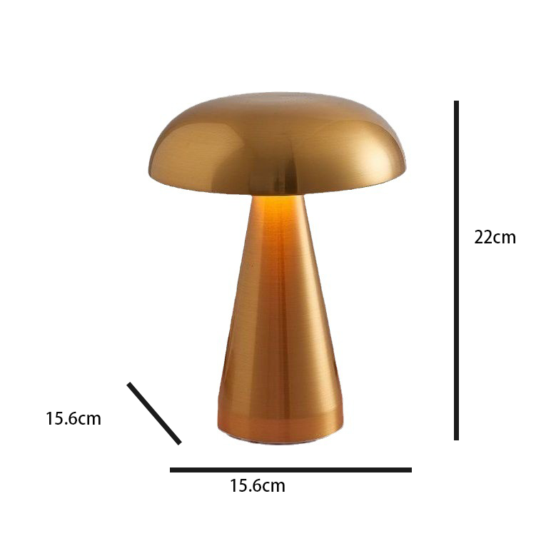 LunaLamp - USB rechargeable wireless table lamp with dimming function