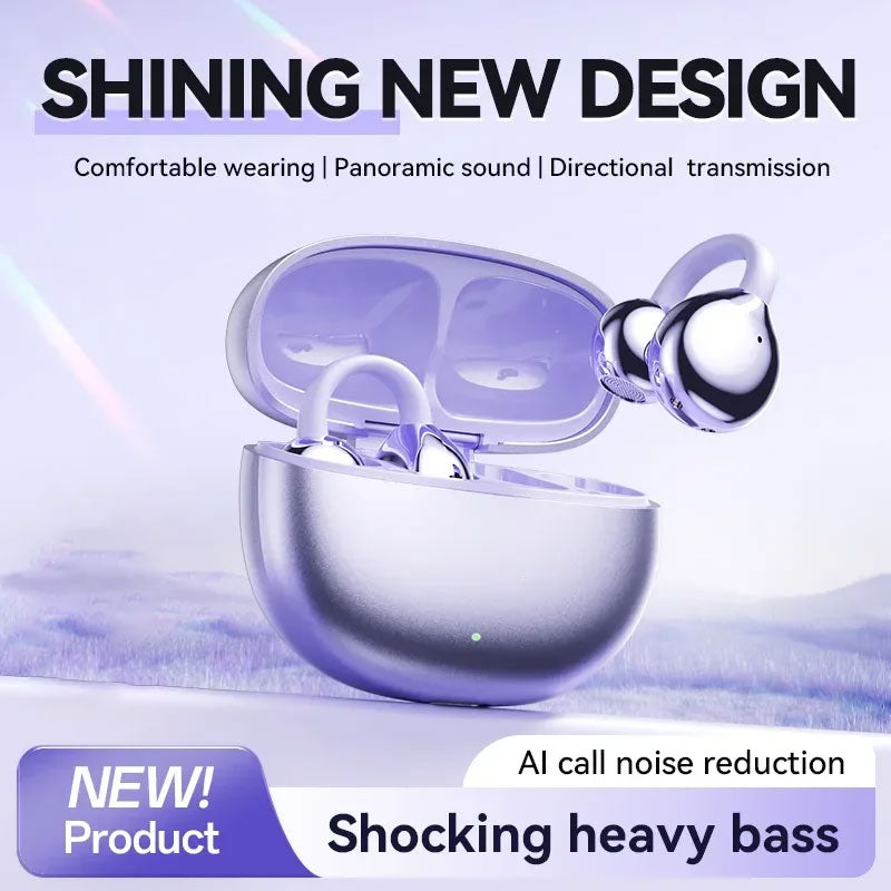 PulseWave™ Ear Clip Bluetooth Earphones — Experience Unmatched Comfort and Crystal-Clear Sound That Keeps You Moving