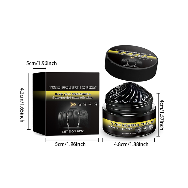 Tire Wax for Deep Black Shine and UV Protection