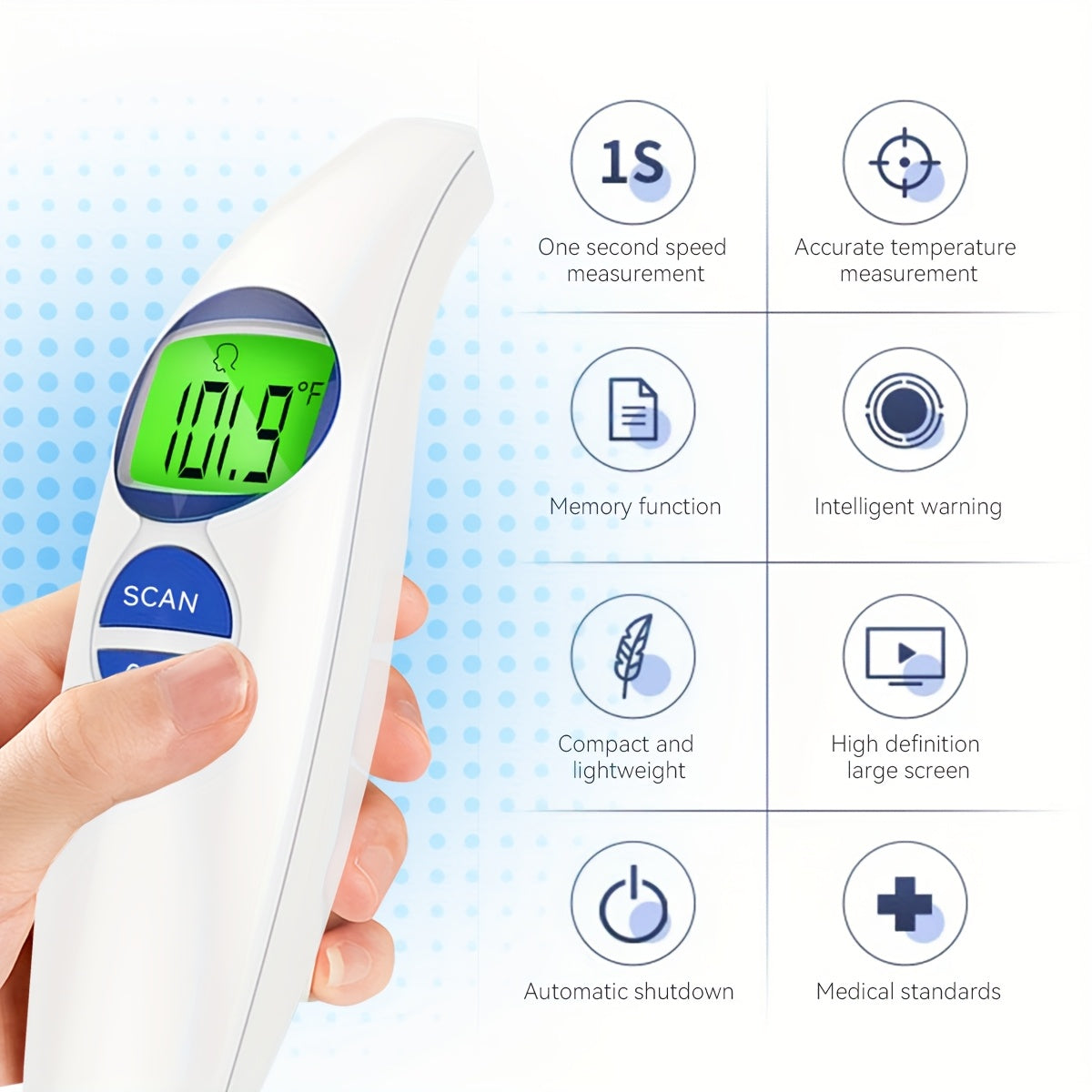 Non-Contact Infrared Forehead Thermometer