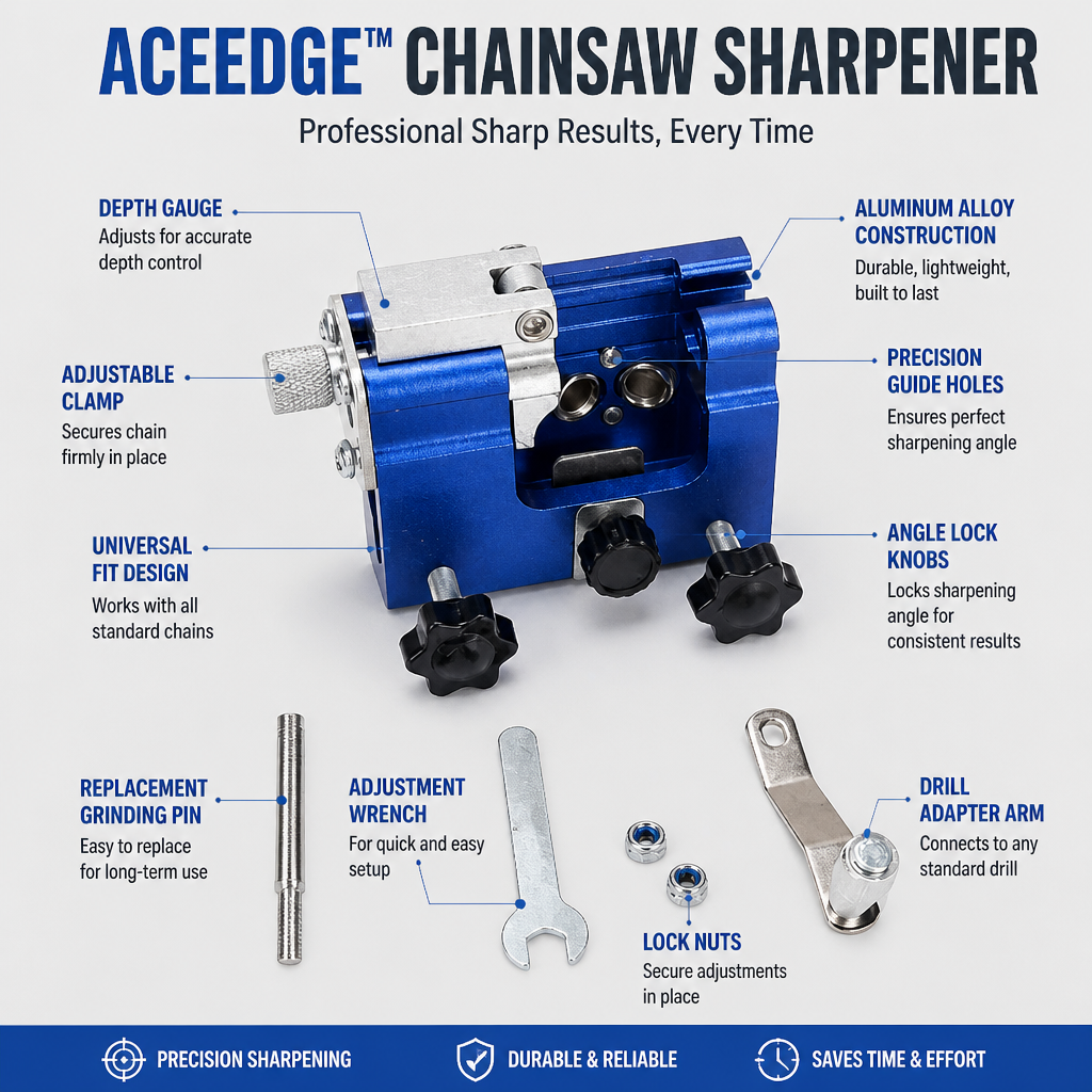 AceEdge™ — Transform Your Chainsaw into a Razor-Sharp Beast in Minutes