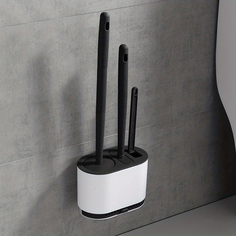 Silicone Toilet Brush with Holder