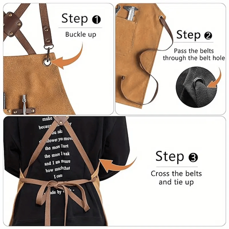 Durable Canvas Apron — Stain-Resistant Protection for Tough Jobs