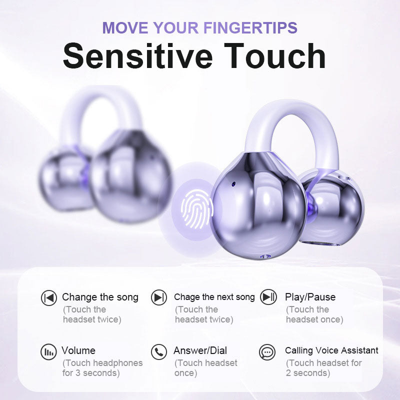 PulseWave™ Ear Clip Bluetooth Earphones — Experience Unmatched Comfort and Crystal-Clear Sound That Keeps You Moving