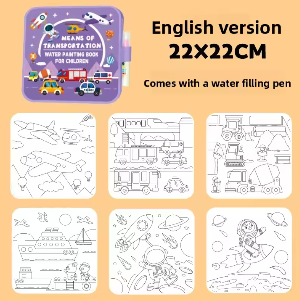 EverSplash™ Water Art Book — Ignite Boundless Creativity with Zero Mess or Fuss