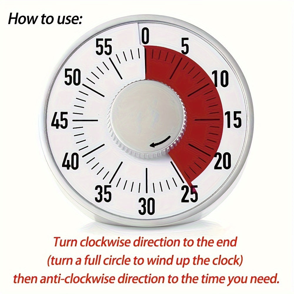 Mechanical Kitchen Timer - 60 Minutes