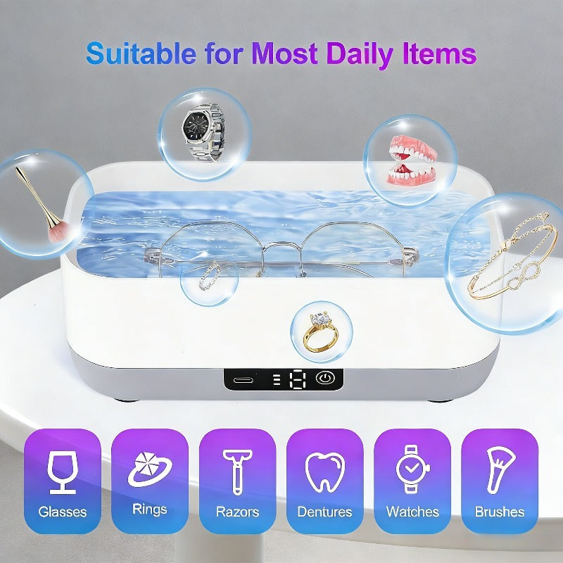 360° Ultrasonic Cleaner for Jewelry and Dental Prosthetics