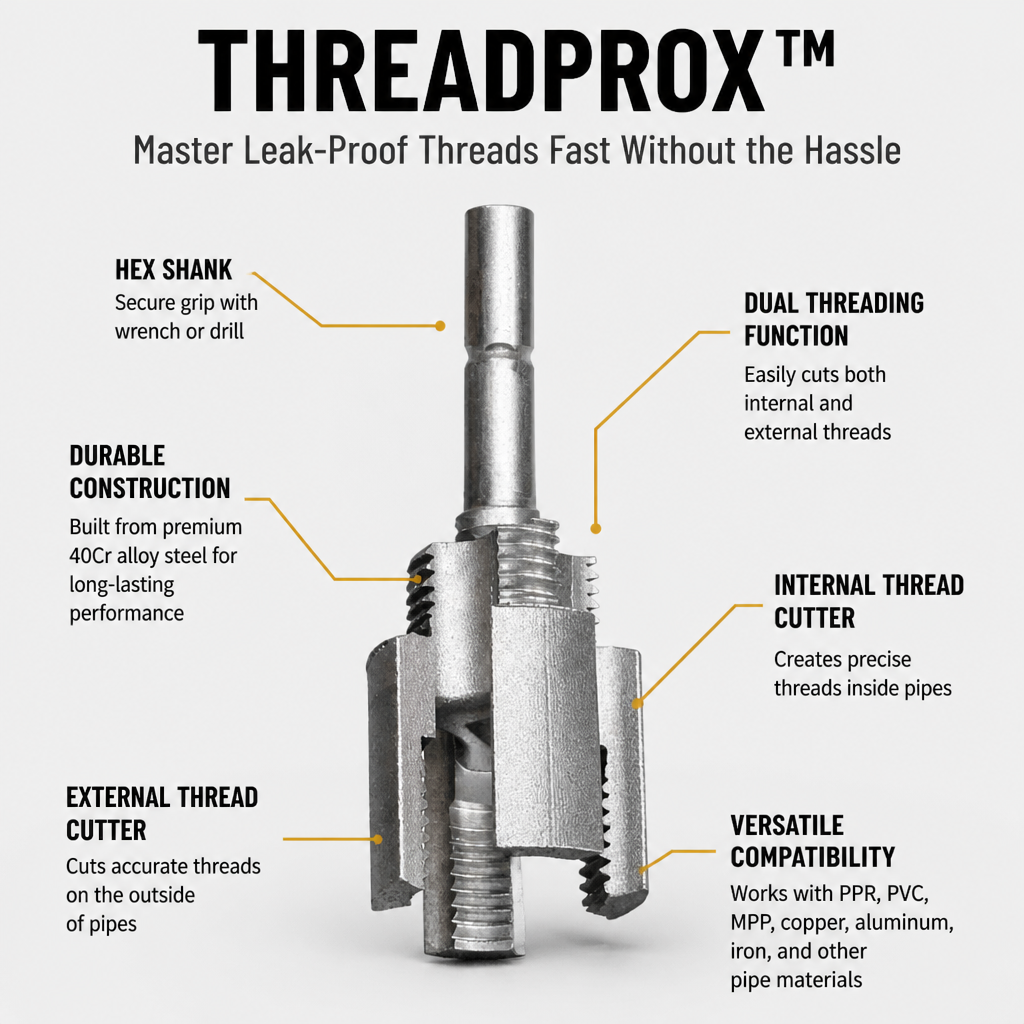 ThreadProX™ — Master Leak-Proof Threads Fast Without the Hassle