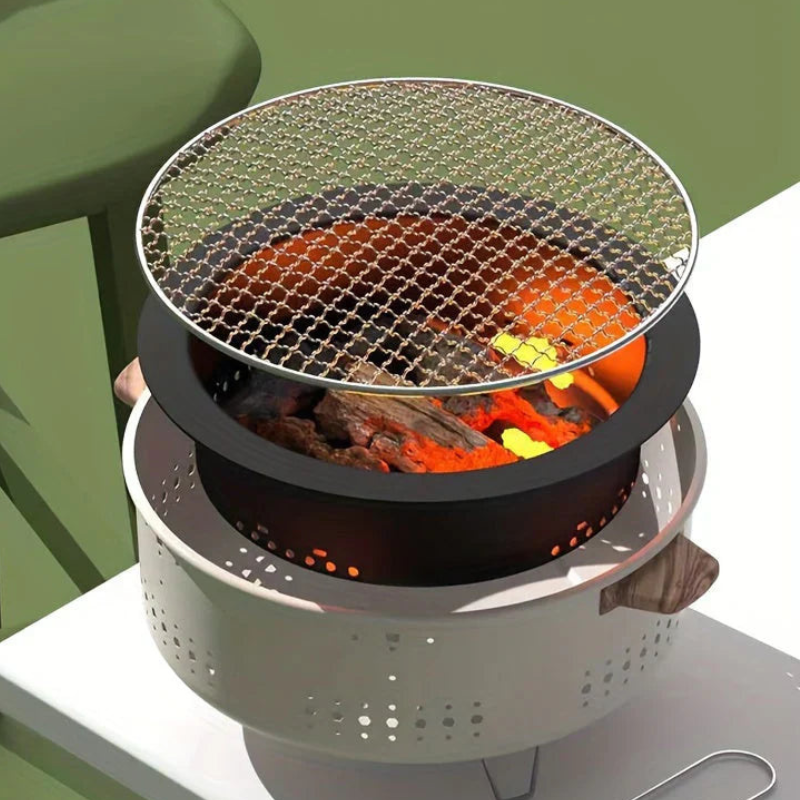 Portable Charcoal Grill for Garden and Balcony