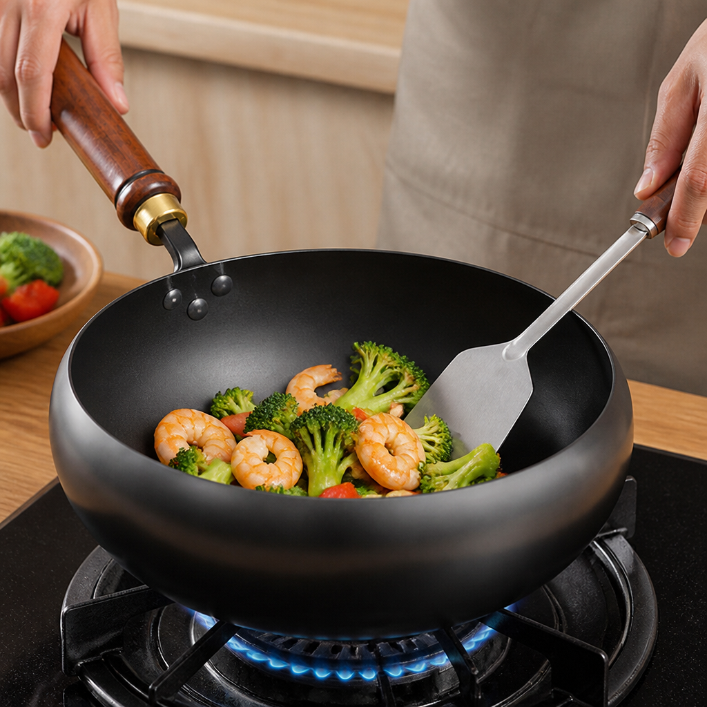 IronMend™ Wok — Unlock Pure, Effortless Flavor and Healthy Cooking Every Time