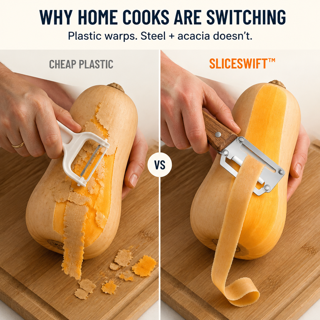 SliceSwift™ — Glide Through Pumpkin, Potato & Apple Skins in Seconds
