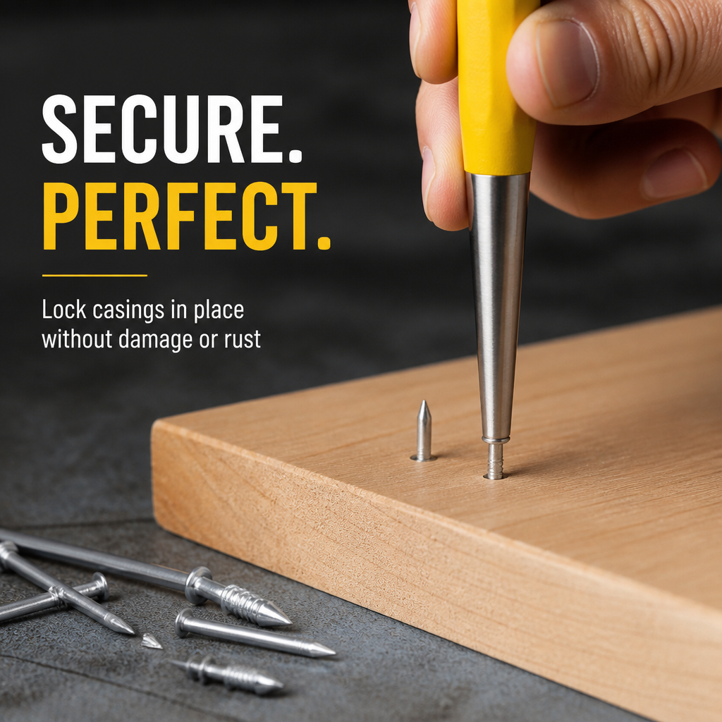 SteelGrip™ Nails — Secure Flawless Casings Without Rust, Damage, or Stress