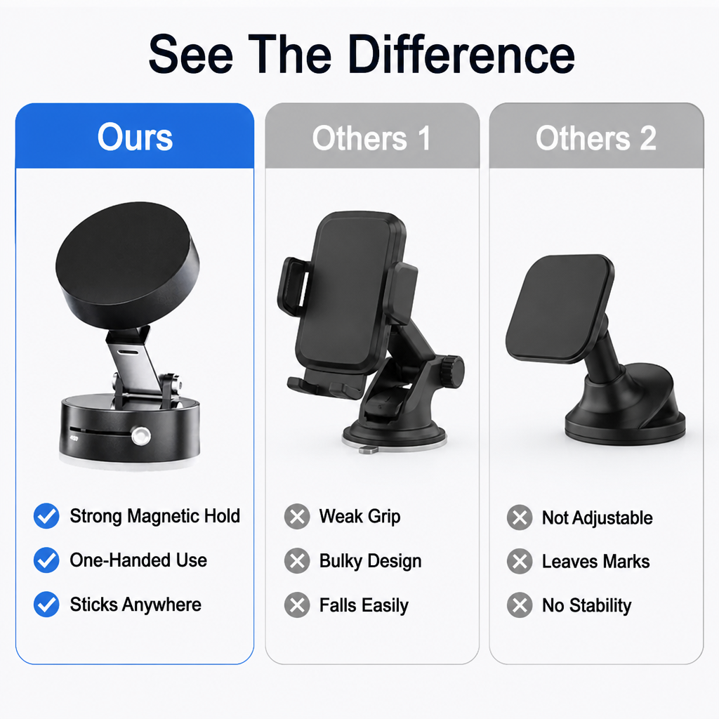 SnapGrip™ — Instantly Lock Your Phone for Hands-Free Freedom and Rock-Solid Safety
