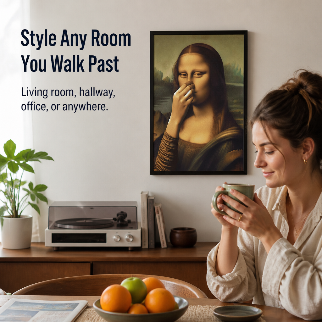 QuirkMuse™ — Turn Your Bathroom into a Bold Stage of Laughter and Style