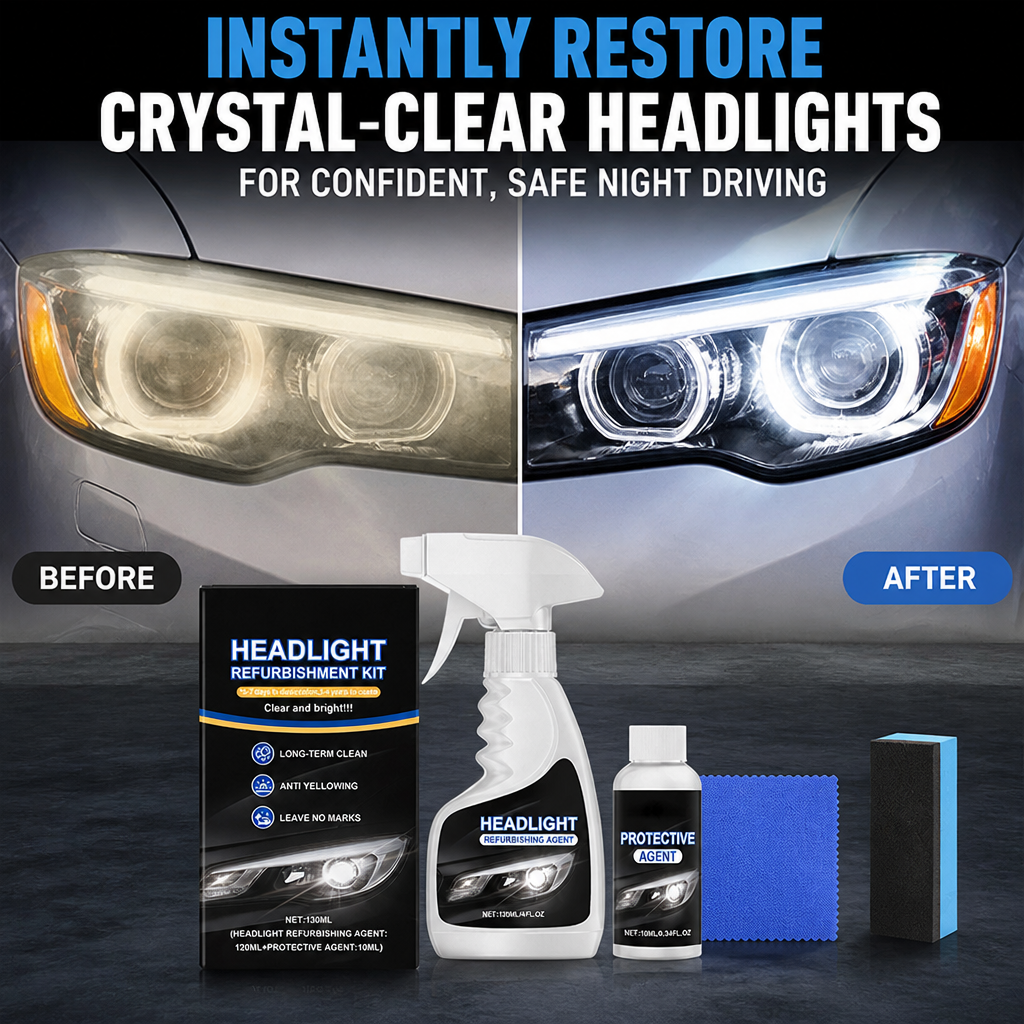 BrightSight™ — Erase Yellow Haze and Lock In Clear Headlights for Months