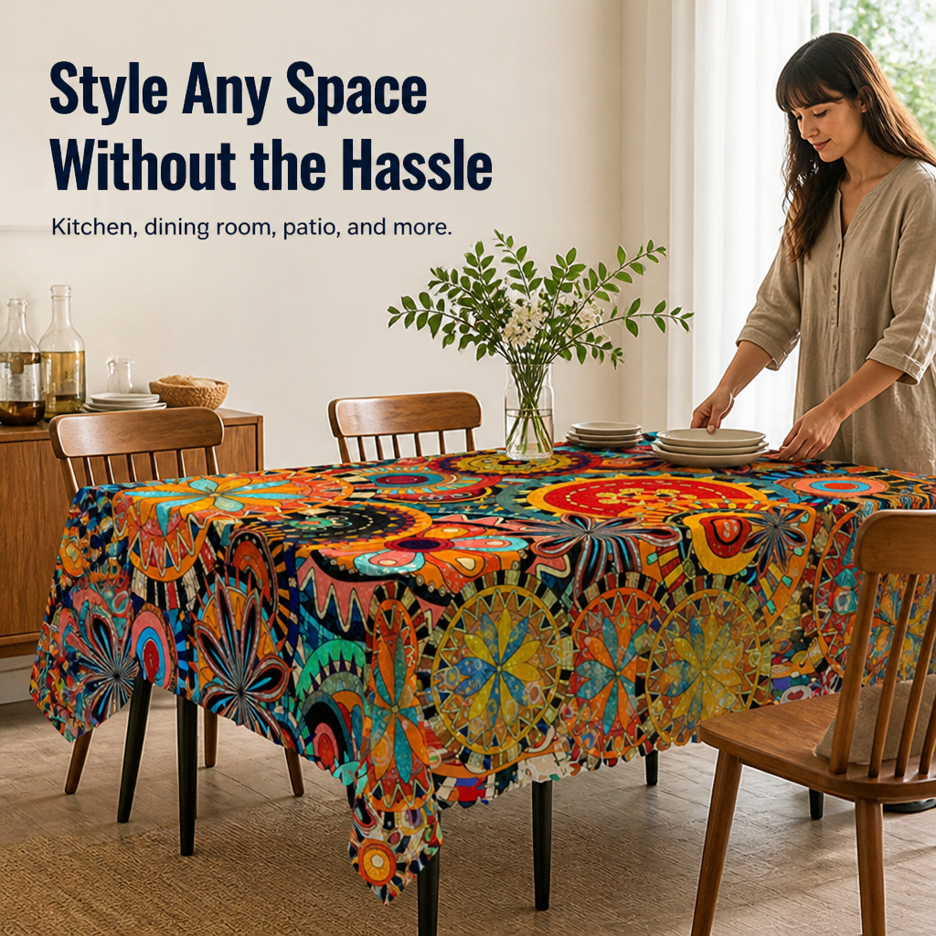VivaLuxe™ — Brighten Every Meal With Wipe-Clean Boho Color That Never Fades