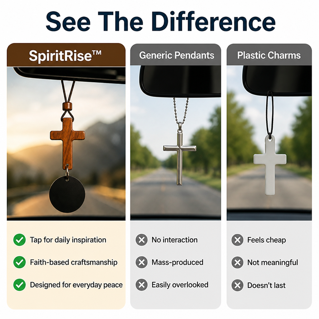 SpiritRise™ — Ignite Unshakable Faith and Calm on Every Drive
