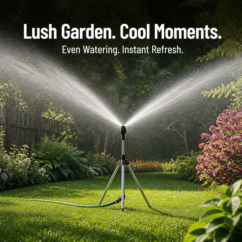 HydraBloom™ — Effortless Precision Watering That Revives Your Garden and Cools Your Soul