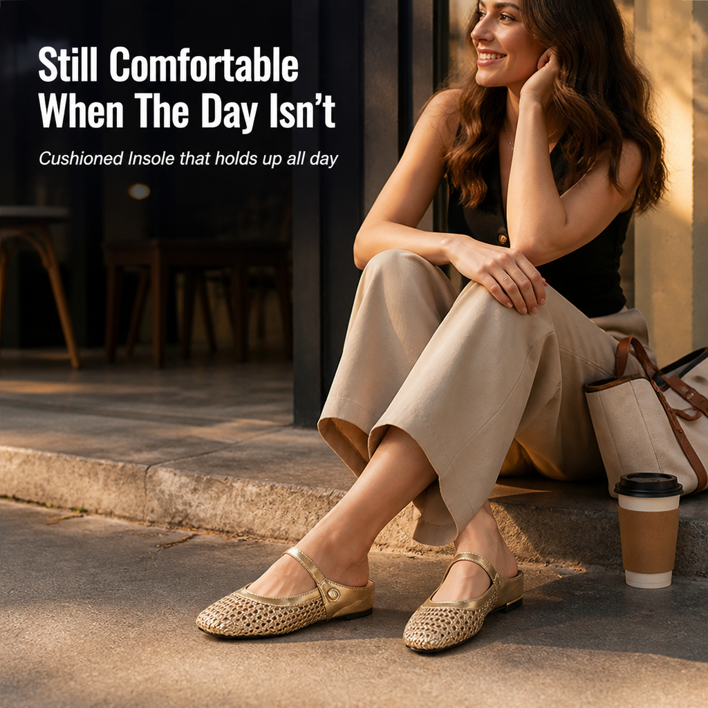 The Veloura™ Mary Jane Mules — Slip Into All-Day Confidence and Effortless Chic