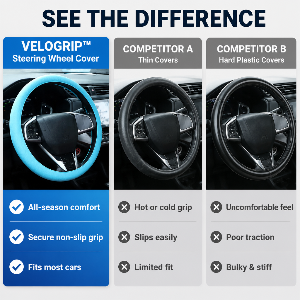 VeloGrip™ — Transform Your Drive with Unmatched Comfort and Control