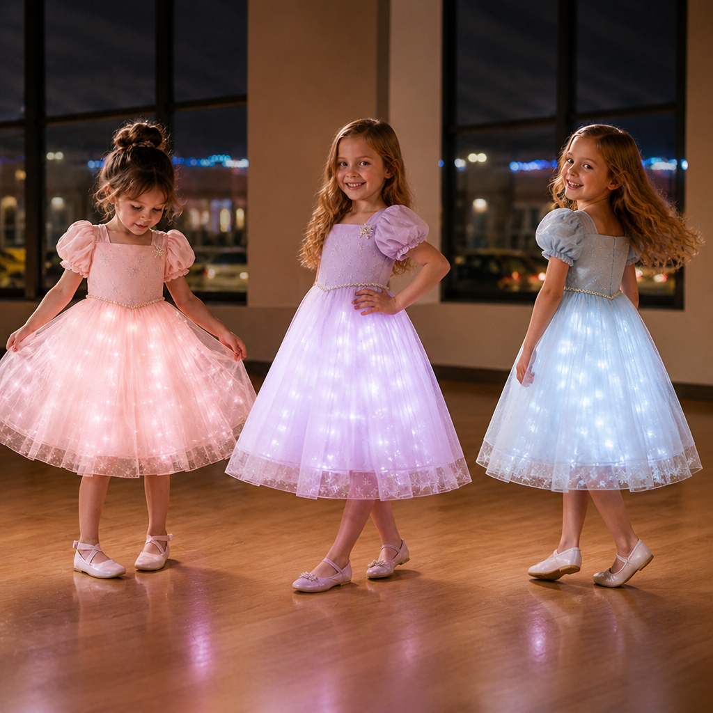 LuminaTwirl™ Dream Dress — Watch Her Sparkle and Shine with Every Magical Spin