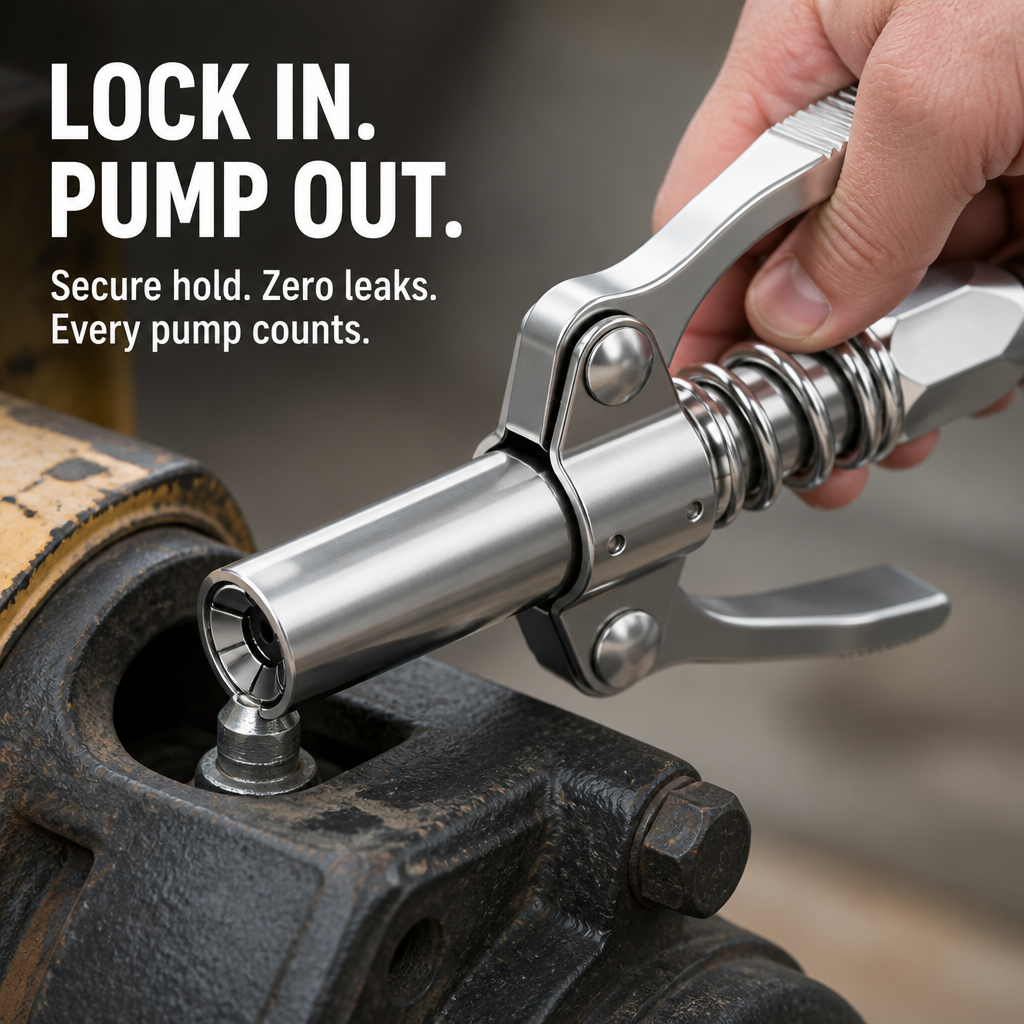 TitanGrip™ — Command Every Pump with Effortless Grip and Zero Leaks