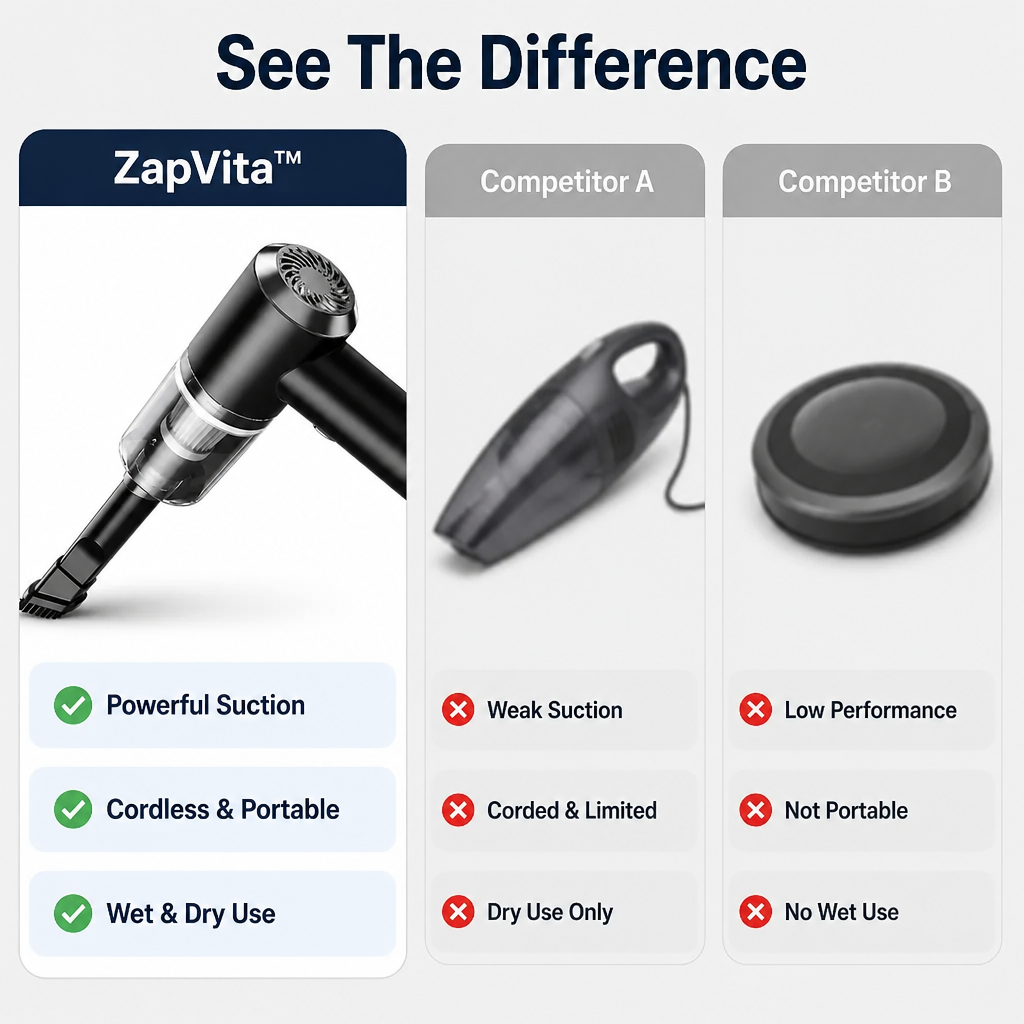 ZapVita™ — Unleash Effortless Power for a Spotless, Stress-Free Home