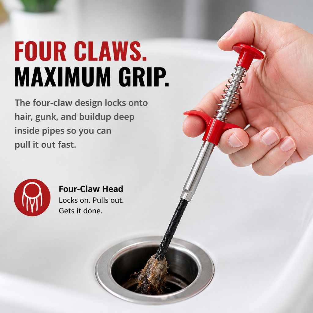 FlowMender™ — Take Back Control with Fast, Chemical-Free Drain Relief