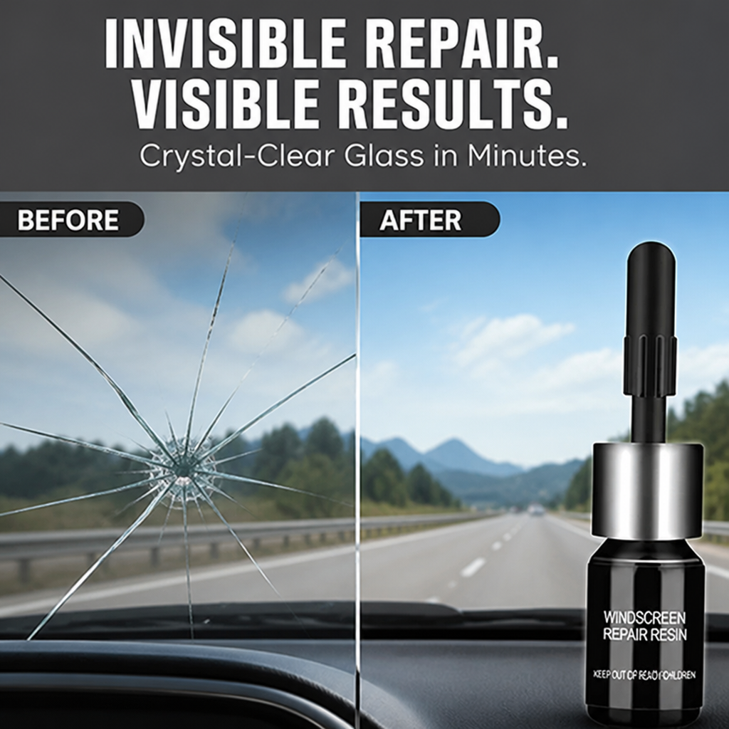 ShatterSeal™ — Fill the Crack, Stop the Spread & See Clear in 10 Minutes