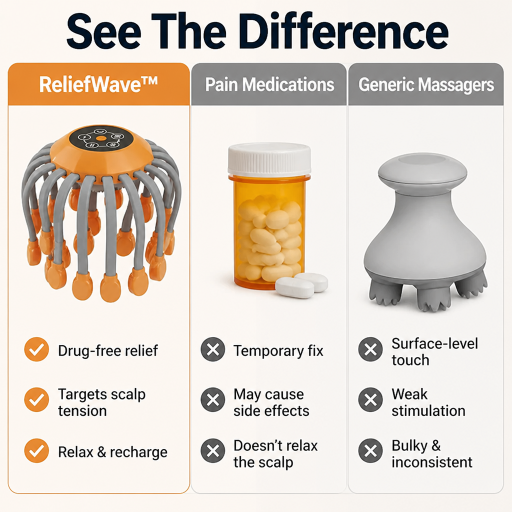 ReliefWave™ — Melt Away Headaches and Ignite Thicker, Healthier Hair Instantly