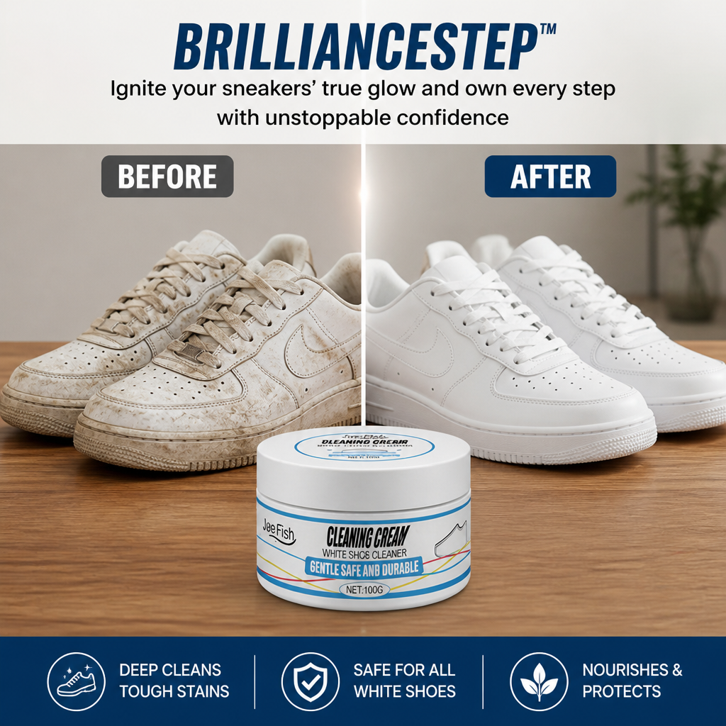 BrillianceStep™ — Ignite your sneakers’ true glow and own every step with unstoppable confidence