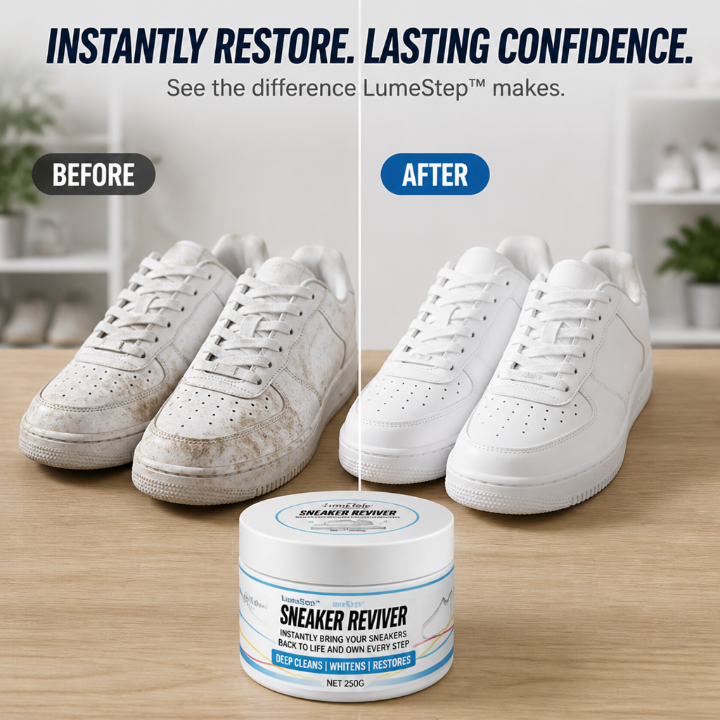 LumeStep™ Sneaker Reviver — Instantly Bring Your Sneakers Back to Life and Own Every Step