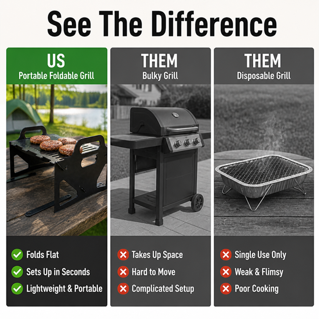 GrillEaseMax™ — Ignite Bold Flavor Anywhere with Effortless, On-the-Go Grilling Power