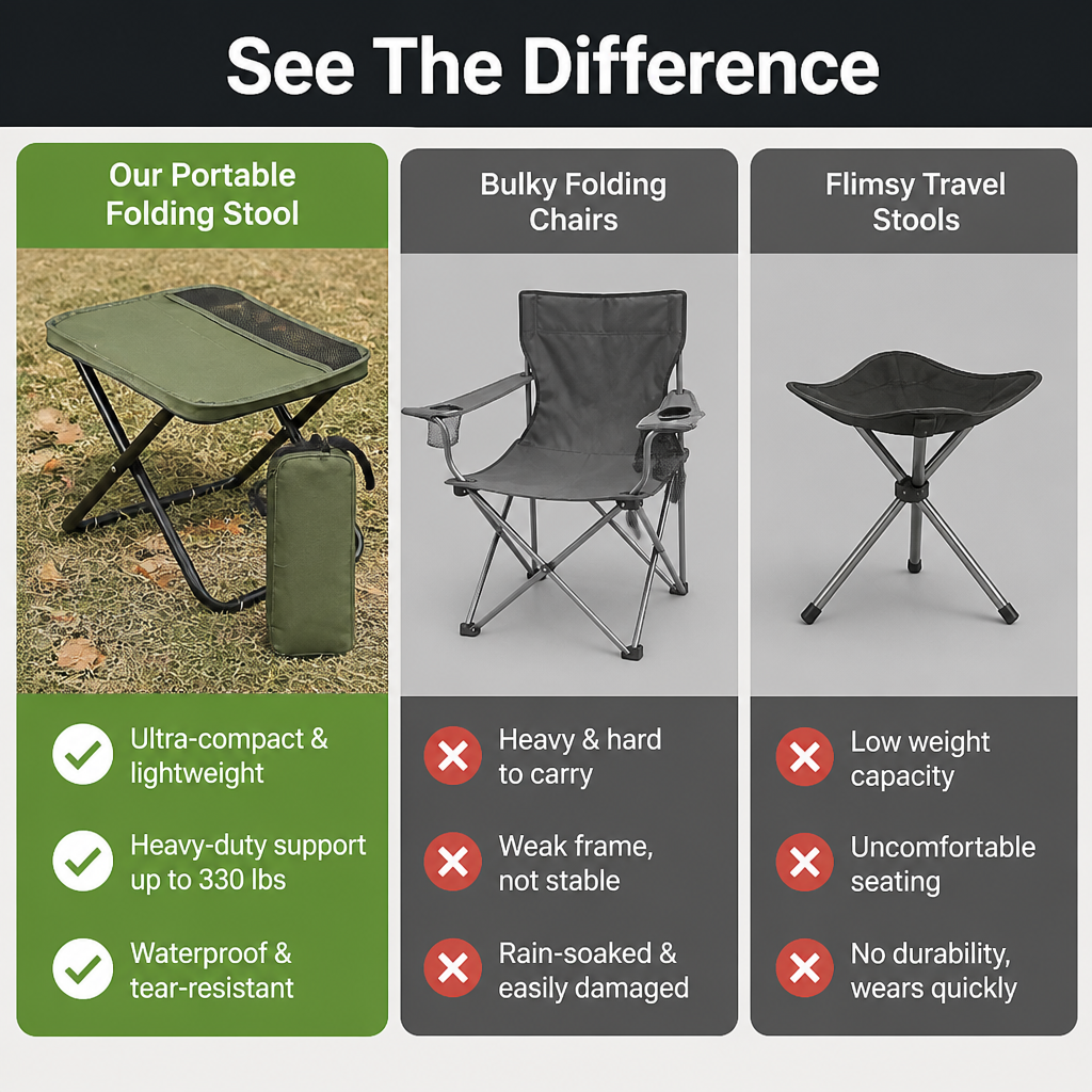 StrideSeat™ — Carry Less, Conquer More with Unbreakable Comfort and Freedom
