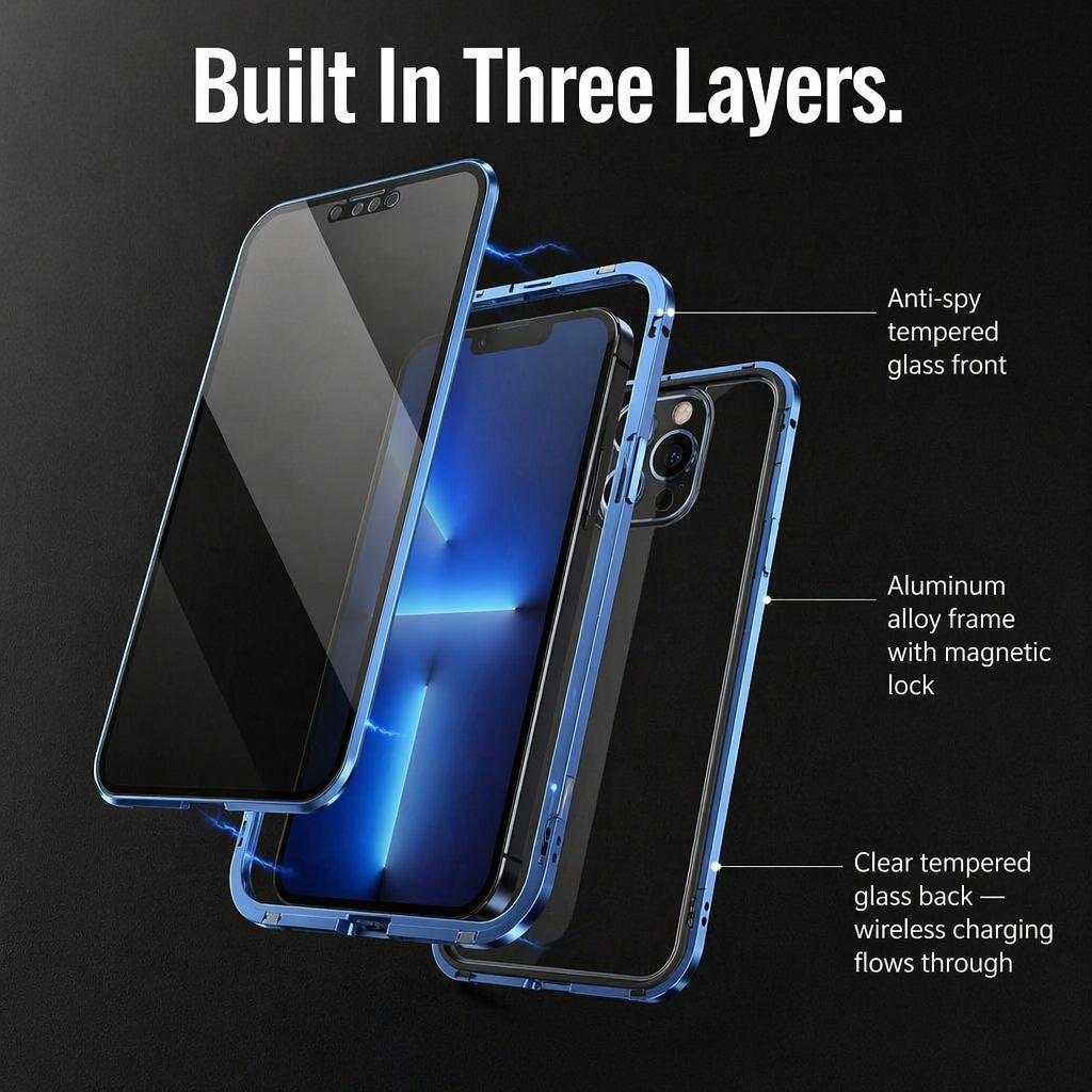 StealthGuard™ Privacy Armor — Block Screen Peepers and Guard Both Sides in Seconds