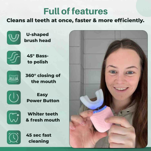 Gleam360™ — Transform Your Smile with a Fresh, Dentist-Clean in Under a Minute