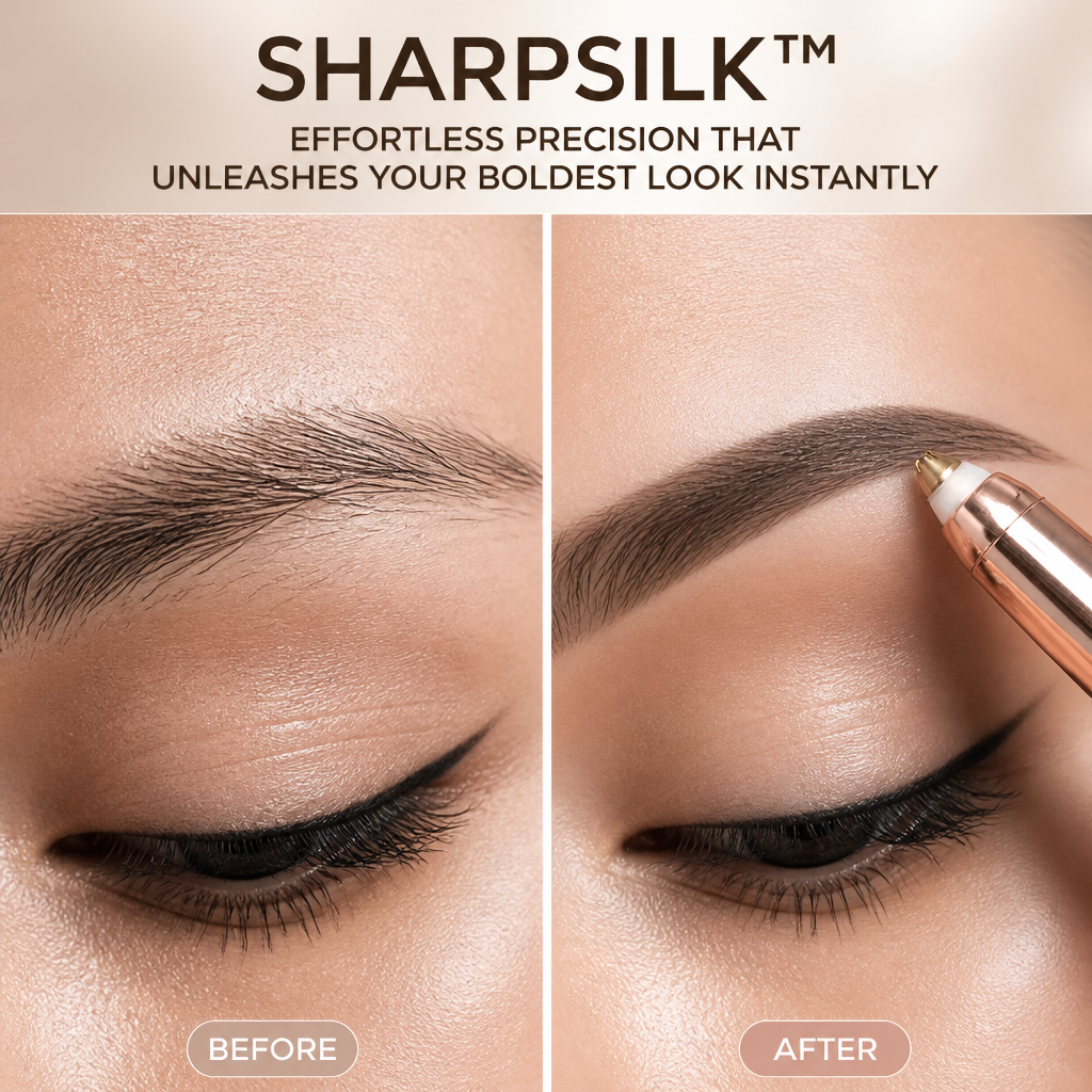 SharpSilk™ — Sweep Away Stray Brow Hairs & Facial Fuzz Painlessly in Seconds