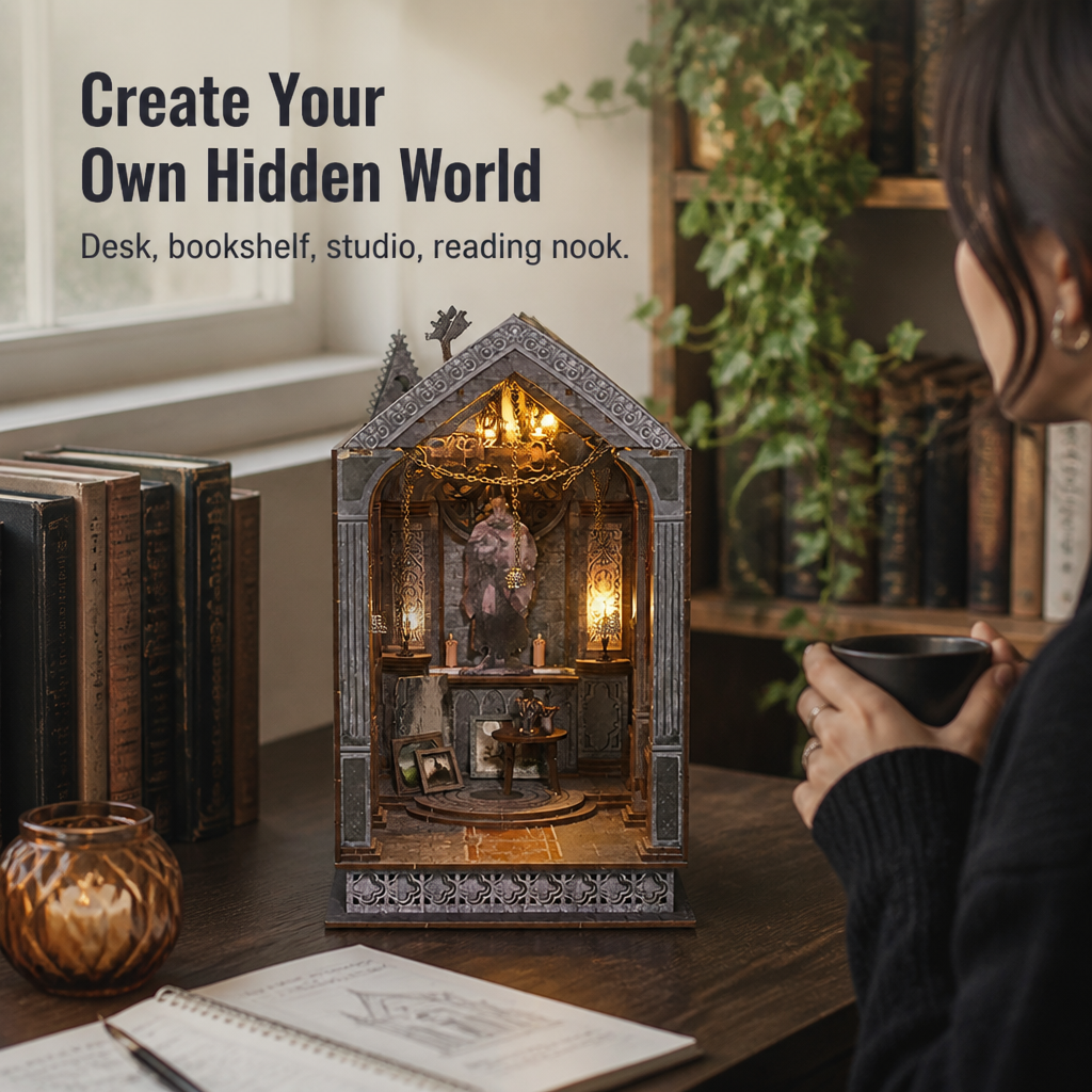 MystiShelter™ — Transform Your Shelf into a Living Gothic Fantasy Sanctuary