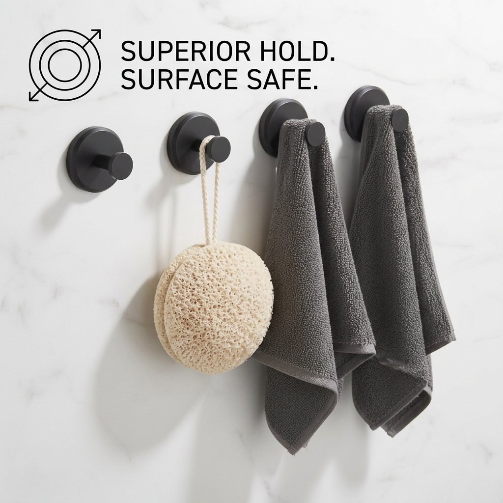 VibraGrip™ Hooks 4X — Transform Clutter into Instant, Stylish Order Without a Single Nail