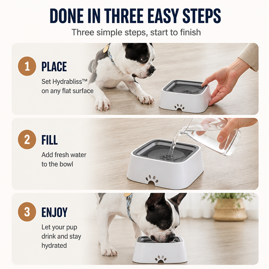 Hydrabliss™ — Calm Your Pup and Keep Your Floors Spotless Every Sip
