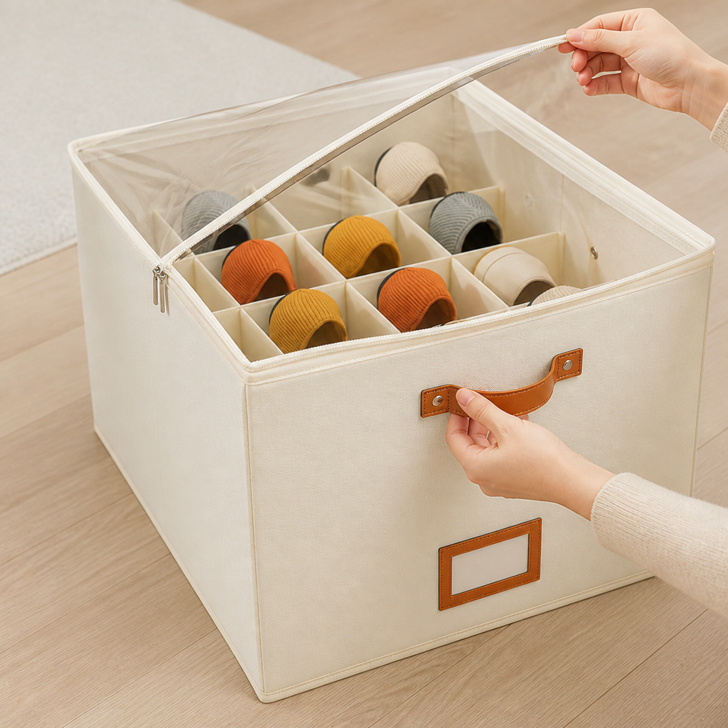 SlipNest™ Fabric Shoe Organizer — Transform Clutter into Calm and Find Every Pair Instantly